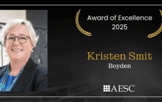 AESC Award of Excellence Winner Kristen Smit